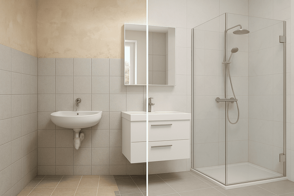 Badkamer renovatie Leiden