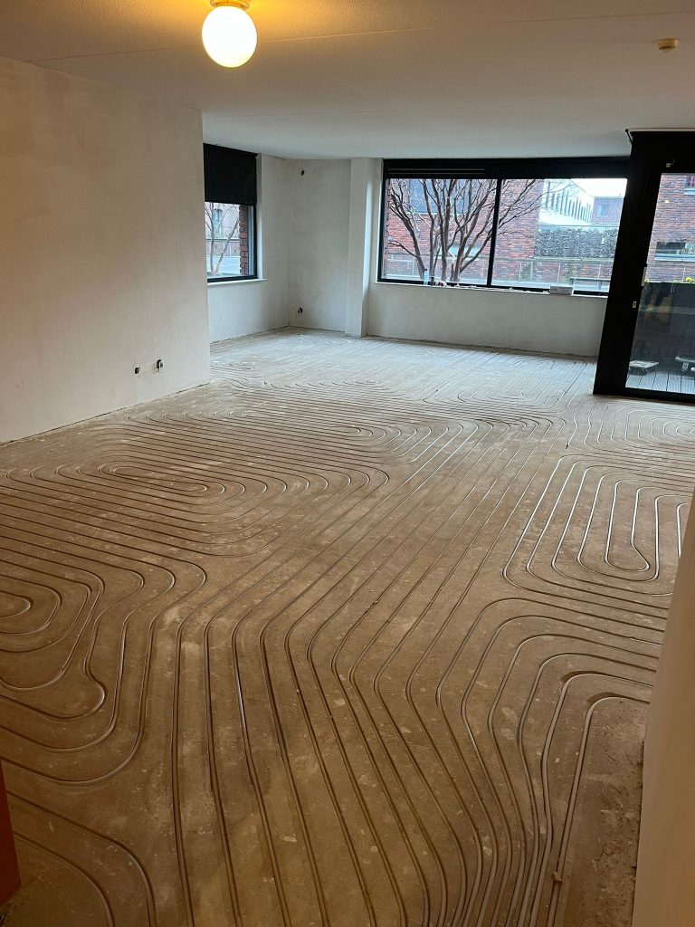 Vloerverwarming aansluiten