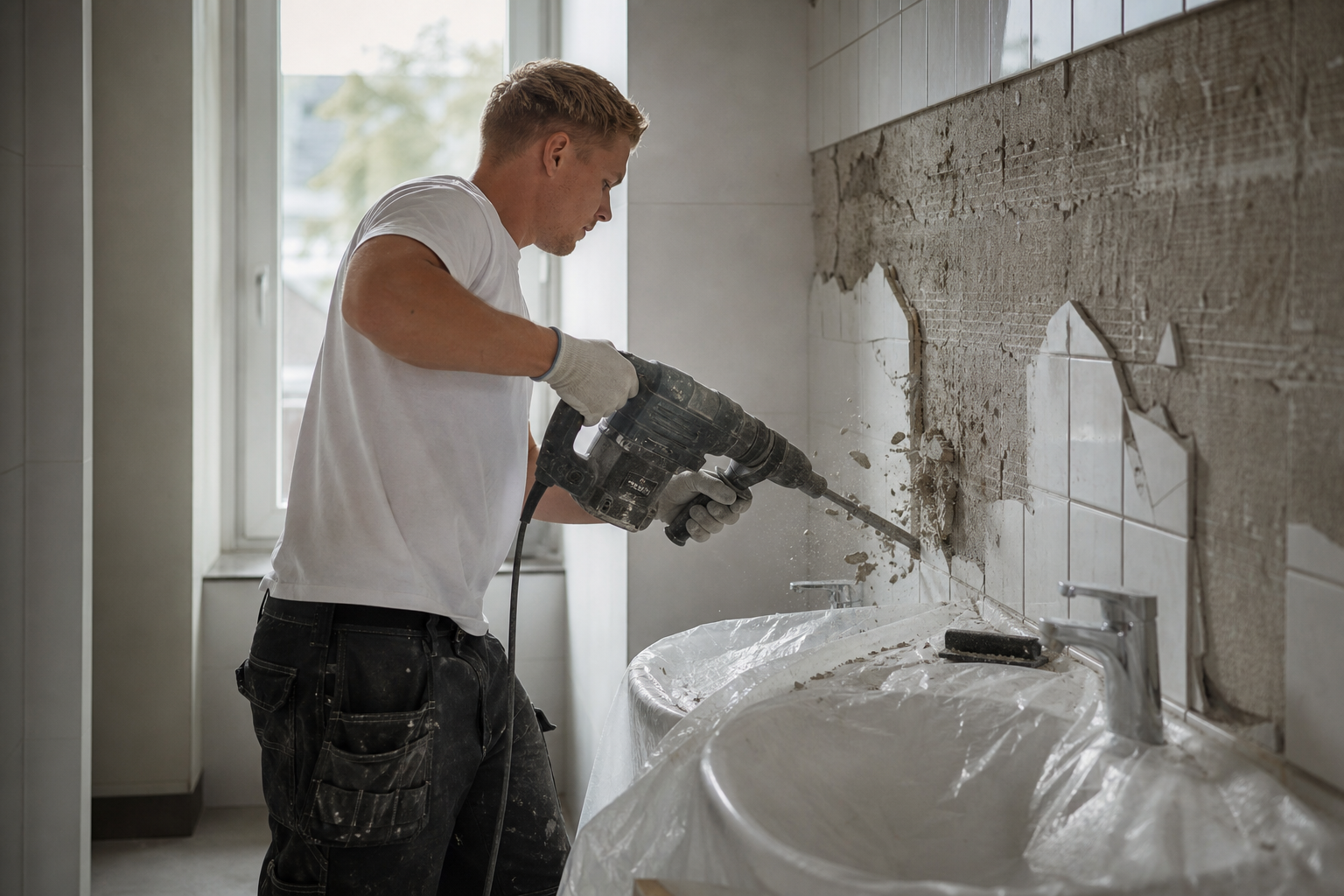 Badkamer renovatie Amsterdam